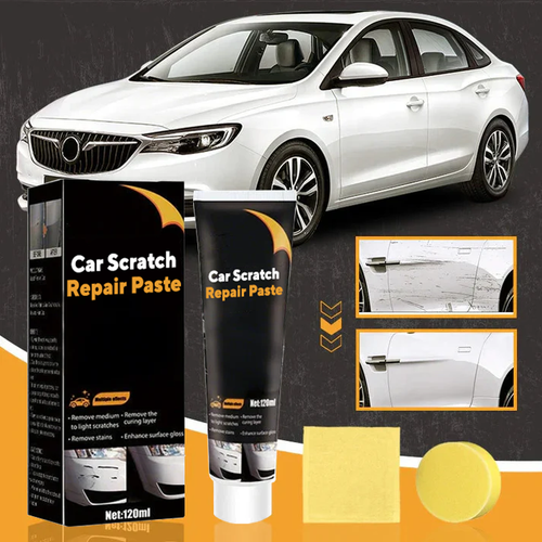 Car Scratch Repair Paste (Easy Application, Quick Drying & Invisible Finish)