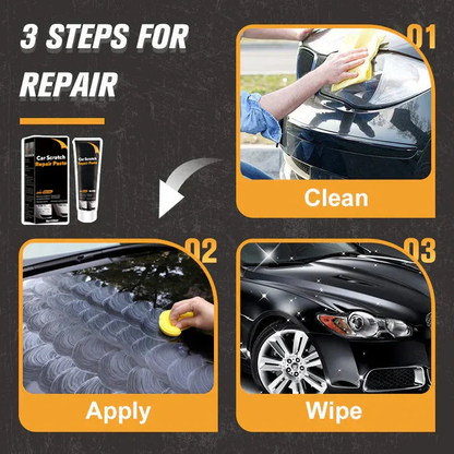 Car Scratch Repair Paste (Easy Application, Quick Drying & Invisible Finish)